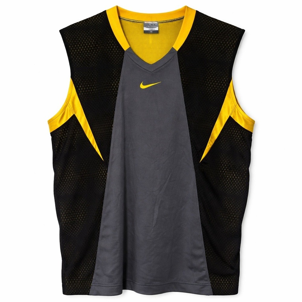 Nike Jersey Mens XL Kobe Bryant Sheath Basketball NBA Sports Black Grey Yellow